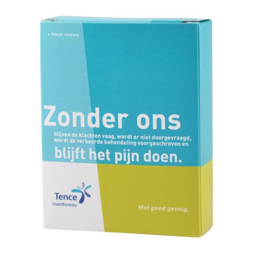 Pleisterdoosje relatiegeschenk met bedrukte pleisters