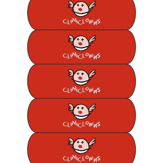 Promotioneel bedrukte pleisters met logo centraal in het midden gedrukt vanaf 100.000 stuks